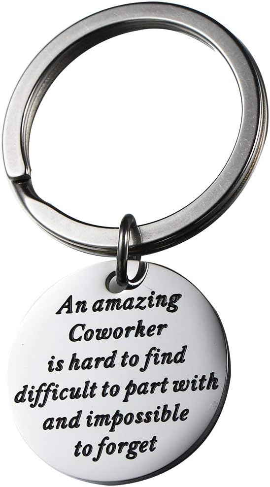 Coworker Leaving Gifts for Colleague Friends Boss Goodbye Farewell Gifts Going Away Keychain