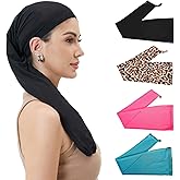 SUSISANG Hair Weave Sleeve for Locs, 1 Pcs 28"-32" Breathable Stretchy Long Wig Cap for Braids with Elastic Band Drawstring
