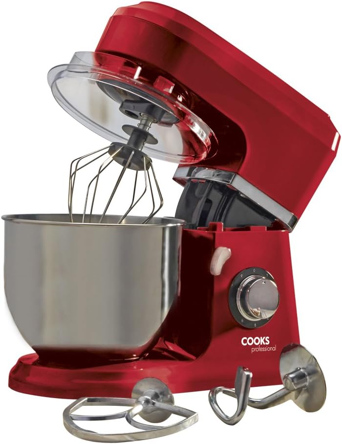 Cooks Professional 800W Electric Kitchen Stand Food Mixer 5L Bowl, 3in