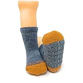 WARRIOR ALPACA SOCKS - Children's Comfort Cushioned Retro Solid Quarter Crew - Unisex with Non-Skid Alpaca Appliqués