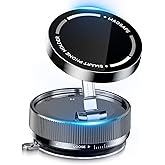 Vacuum Suction Magnetic Phone Holder,2026 Upgraded 360° Adjustable Foldable Telescopic Hands-Free Suction Cup Car Phone Holder for Car/Gym/Mirror,Compatible with iPhone Android All Smartphones