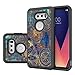 LEEGU Case for LG V30 / LG V30 Plus/LG V30S ThinQ/LG V35/ LG V35 ThinQ, Shock Absorption Heavy Duty Protective Silicone Plastic Cover Rugged Case for LG V35 ThinQ - Gear Wheel