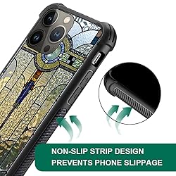 CARLOCA Compatible with iPhone 15 Pro Case,Art Deco