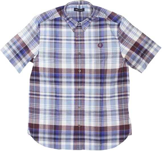 Amazon フレッドペリー M8581 Tartan Shirt タータンチェックシャツ シャツ 通販