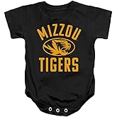 University of Missouri Official One Color Mizzou Tigers Logo Unisex Infant Snap Suit for Baby
