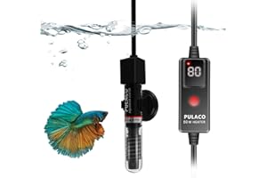 PULACO 50 Watt Small Aquarium Betta Heater for 1-10 Gallon Tank