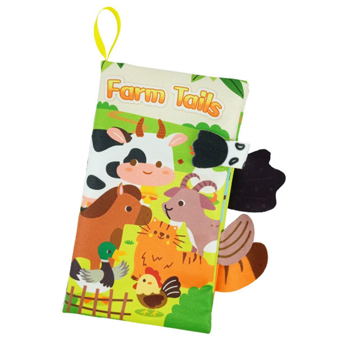 Baby Books Toys, Sensory Books Touch and Feel Crinkle Cloth Books for Babies, Farm Animals Sensory Books for Babies, Newborn Gifts for 0 3 6 12 months Boys Girls, Multicolor