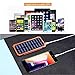Solar Chargers 30,000mAh,Portable Dual USB Solar Battery Charger Solar Battery Bank for Cell Phone with 6 Led Light for Camping, Hiking, Going to The Beach Or Other Outdoor Activities (Orange)