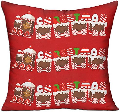 Christmas Candy Cokies Throw Pillow Double Side Printed Cushion Cover Pillow Stuffer Pillow 1818 Inches