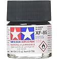 Tamiya Acrylic Mini XF-85 Rubber Black - 10 ml (1/3 oz)
