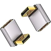 Duttek 8K 90 Degree DisplayPort 1.4 Adapter, DisplayPort Extender 32.4Gbps, Up Angle DisplayPort Male to Female Adapter (8K/6