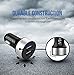Dual USB Car Charger - 2 USB Smart Port Fast Car Charger 12W/2.4A - for iPhone X/ 8/ 7/ 6S/ 6/ Plus, iPad Pro/ Air 2/ Mini, Galaxy S7 / S6/ Edge/ Plus/ Note 5/ 4, LG, HTC,Nexus,Pixel - By Utopia Home
