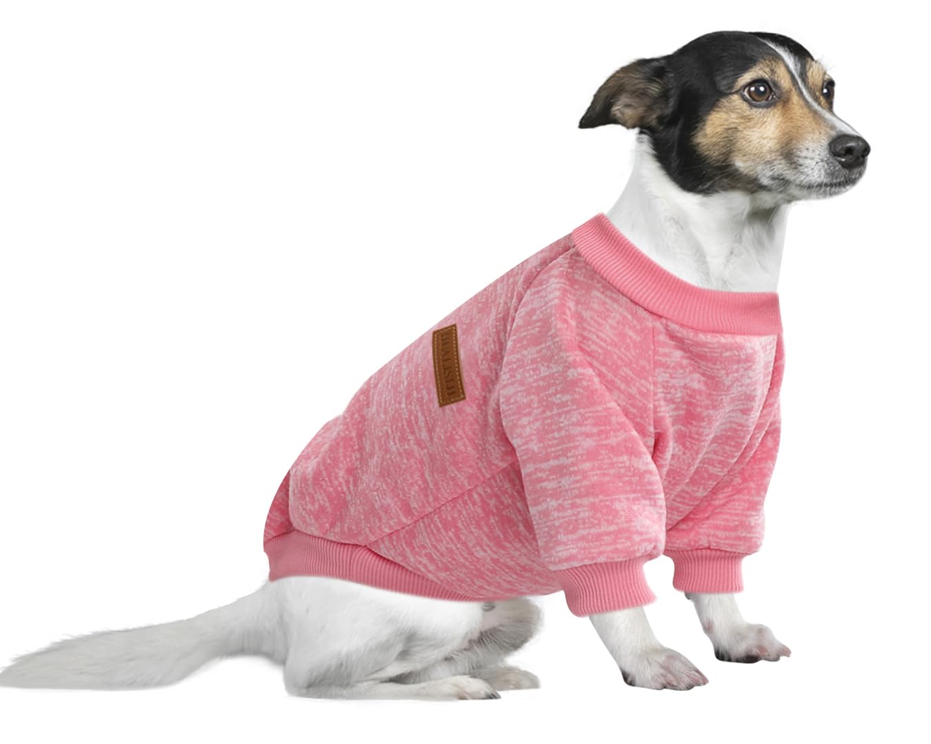 HuaLiSiJi 5XL Large Dog Sweatshirt Fleece Dog Jumper Large Fleece Inside Soft Cozy, Colour Vibrant Easy to Take On and Off (Pink, 5XL)
