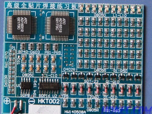 Diybigworld SMT SMD Component Welding Practice Board Soldering DIY Kit Resitor Diode Transistor by Start Learning Electronic