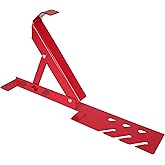 Guardian 2500 Adjustable Roofing Bracket | for 30 45 or 60 Degree Roof Pitches | 10 Inch Adjustable Platform | Powder Coated Red | OSHA Compliant