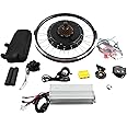 20"Front/Rear Wheel Conversion Kit, Ebike Conversion Kit for Electric Bike 20" Front or Rear Wheel Electric Bicycle Hub Motor Kit 48V 1000W/36V 250W Waterproof Electric Bike Conversion Kit USA STOCK