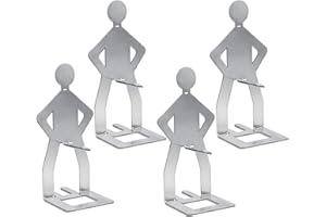 arcbanduo 4PCS Funny Hot Dog Holder, Funny Standing Man Hot Dog Grill Rack, Portable Hot Dog Roaster, BBQ Grill Accessories, Funny Birthday Gifts for Men