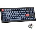 keychron V3 Max TKL Wireless Mechanical Keyboard, QMK/VIA RGB Bluetooth/2.4 GHz/Wired, 87 Keys Hot-Swappable with Gateron Brown Switch, Compatible with Mac Windows Linux