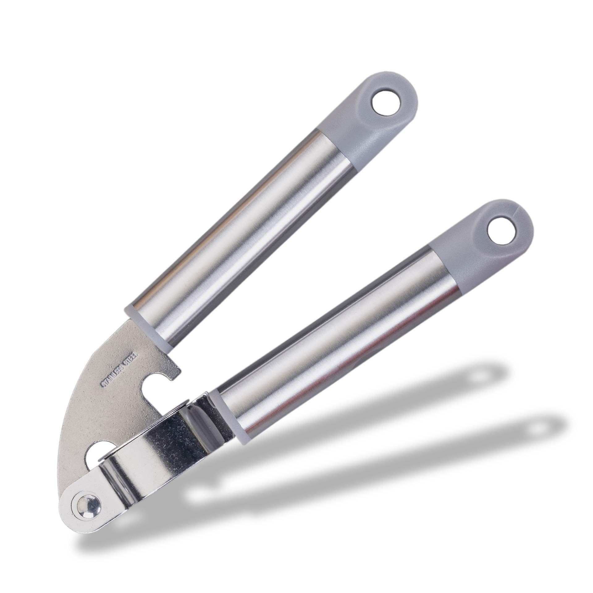 Fackelmann MODE Garlic Press, Multifunctional Garlic Crusher, Easy Clean, Strong Durable Garlic & Ginger Squeezer, Professional Kitchen Garlic Mincer, Stainless Steel Press & Handles, 19.5cm