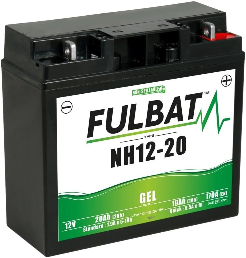 NH 1220 Gel MaintenanceFree Fulbat battery, 12 V 20 Ah Reinforced