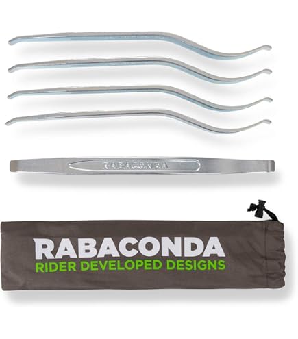 Rabaconda 17-Inch Heavy-Duty Motorcycle Tire Spoon / Iron With Comfort Grip - Durable Tire Changing Tool
