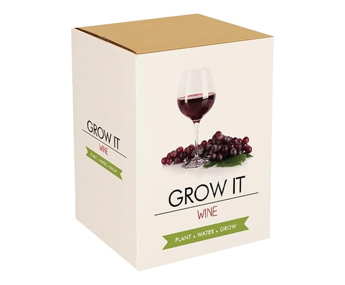 GROW IT Wein - Geschenk - Anzuchtset