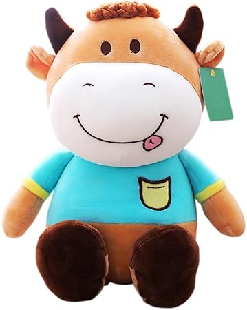 Amazon ぬいぐるみ 牛 キャラクター 抱き枕 可愛い ふわふわ もちもち プレゼント ギフト 贈り物 彼女彼氏へ 子供 誕生日 父の日 結婚祝い 出産祝い 癒し系 インテリア ベッドルーム 飾り物 イベント 40cm ぬいぐるみ おもちゃ