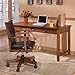 Ashley Furniture Signature Design - Cross Island Large Office Desk - Drop-Down Keyboard Tray - Casual - Medium Brown Finish