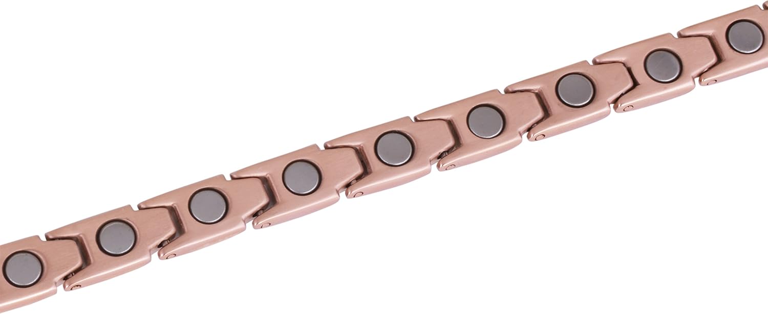Elegant Womens Titanium Magnetic Therapy Bracelet Pain Relief for Arthritis and Carpal Tunnel: Health & Personal Care