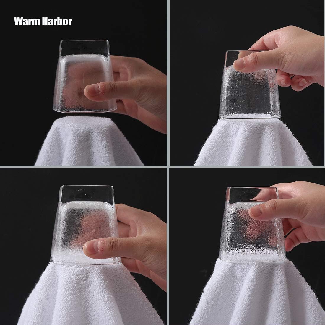 WARM HARBOR Queen Size Bedding 100% Waterproof Mattress Protector,Cotton Mattress Pad Cover,Breathable,Noiseless, Hypoallergenic,Safe Sleep for Adults & Kids (White, Queen): Home & Kitchen