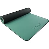 TONE Fitness Yoga Mat 1/4" Thick Non Slip Exercise & Pilates Mat for Home Workouts with Carrying Strap | Multiple Options