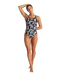 ARENA Puzzled Light Drop Back Women's One Piece