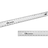 Kapro 308 Aluminum Straight Edge Ruler - 1/8" &amp; 1/16" Gradations - 24" Length
