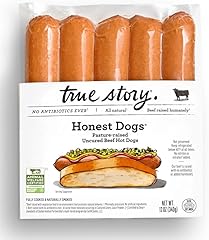 True Story Foods Beef Hot Dogs, 12 OZ