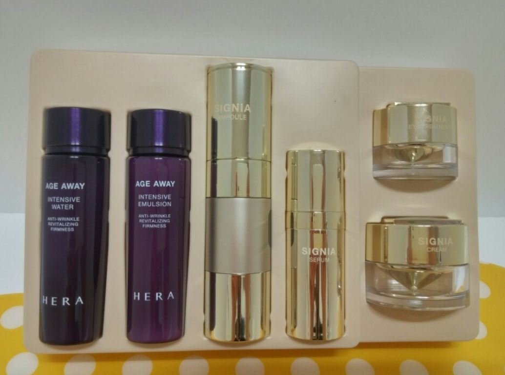 Hera Signia Ampoule Deluxe 6 Items Limited Special Gift Trial Set. 2016 New