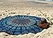 Round Beach Tapestry hippie/Boho Mandala Beach Towel Blanket Indian Cotton Bohemian Round Table cloth Mandala Decor/Yoga Mat Meditation Picnic Rugs 72 inch Circle