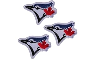 Yerchic 3 Pcs Embroidery Patch Toronto Iron-on Sew On Patches for Clothing Jacket Backpack Jeans Sport Decal Gift 3 Inch