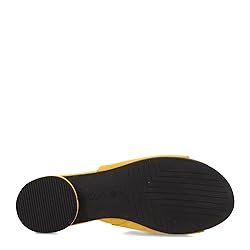 ECCO Women's Flat Sandal II Slide, merigold Goat