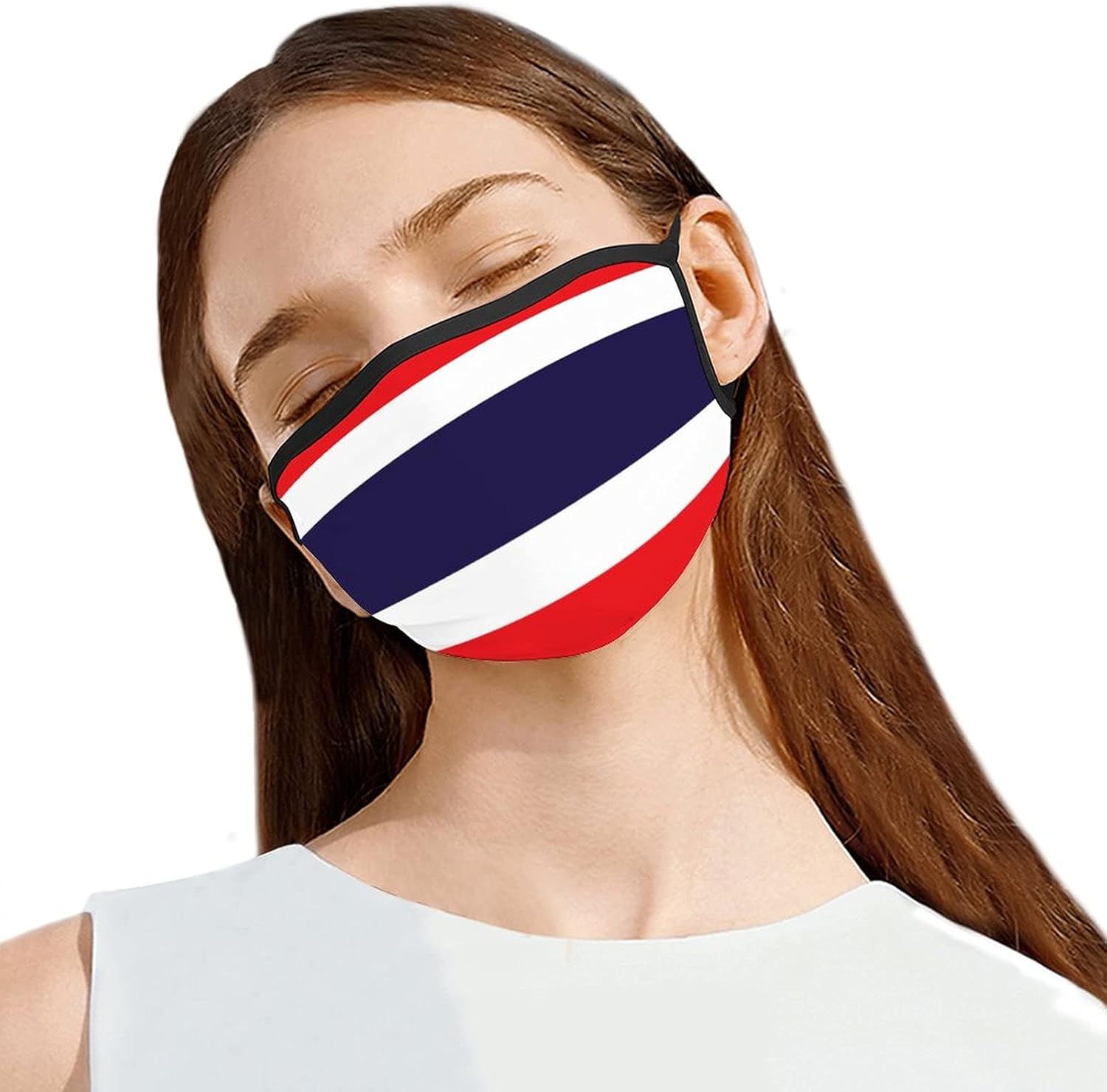 Premium Mask Thailand Flag Washable Adjustable Reusable Unisex Adult