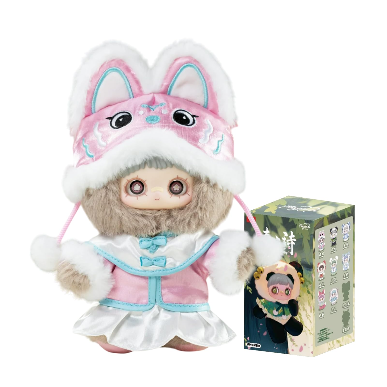 Photo 1 of CALEMBOU Plush Blind Box, Cute Maymei Spring Poetry Series Stuffed Blind Box Doll, Kawaii Mystery Vinyl Plush Toys Collectible for Birthday Gift