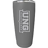 North Georgia Nighthawks Etched 16 oz Stainless Steel Tumbler (Gray) Officially Licensed Collegiate Product