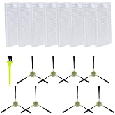 M210 Filters Replacement Brush Parts for Lefant M210 OKP K2 K3 K3A K4 K5 M210S M210B M213 Accessories Side Sweep Brush HEPA Filter Size 5.0 * 1.9 Inch