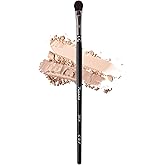 Piccasso 207A Eyeshadow Brush – Flat Rounded Eye Brush for Blending and Shading, Soft Bristles for Smooth Eye Makeup Application, Korean Eyeshadow Brush for All Eye Shapes