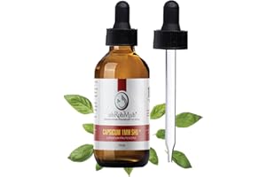 UH*ROH*MUH Premium Oleoresin Capsicum Extract – One Million SHU Pure Capsaicin Oil – Capsicum Frutescens – Solvent-Extracted Capsicum Oil for Food, Cosmetics, Nutritional Supplements (1 oz)