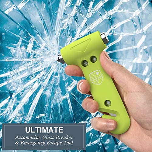 Swiss Safe 5in1 Car Safety Hammer, Emergency Escape Tool with Car
