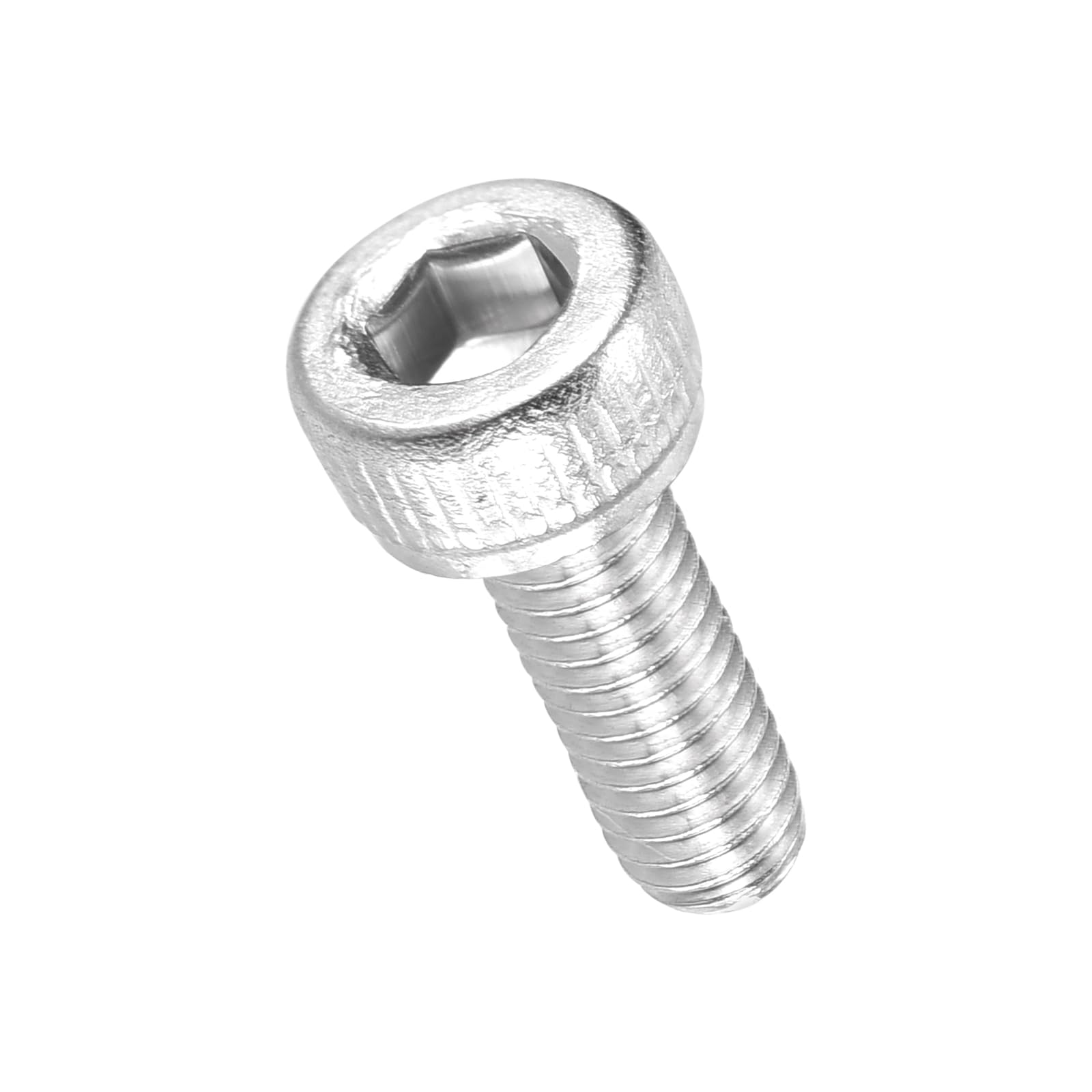 METALLIXITY Socket Head Cap Screw(M3-0.5x8mm)100Pcs, 304 Stainless Steel Allen Socket Drive Metric - Machine Internal Hex Screw UNC Coarse Thread, Silver Tone