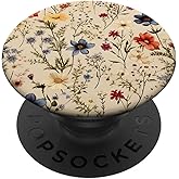 Mixed Flower Bouquet Floral Pattern Wildflowers PopSockets Adhesive PopGrip