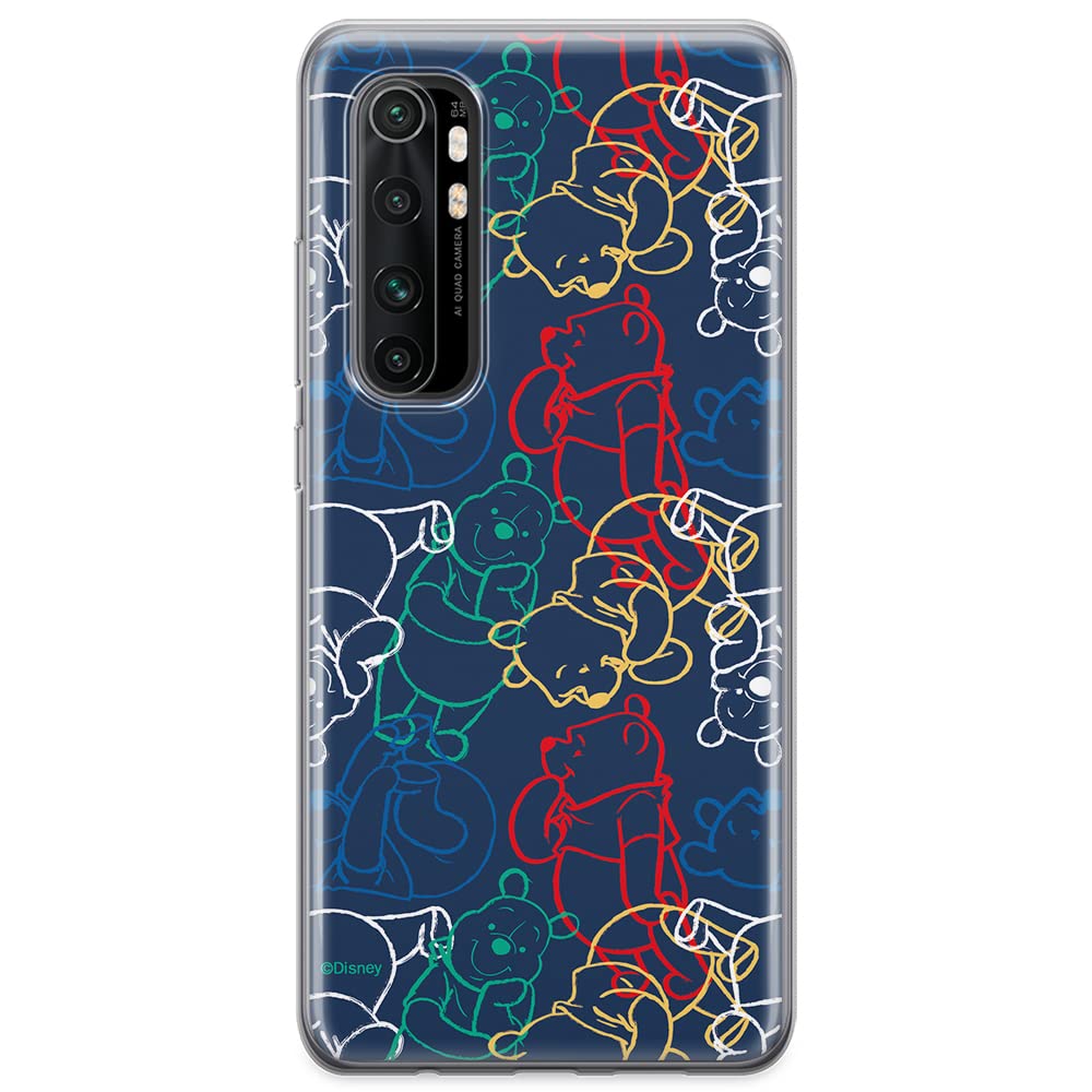 ERT GROUP mobile phone case for Xiaomi MI NOTE 10 Lite original and officially Licensed Disney pattern Winnie the Pooh and friends 007 adapted to the shape of the mobile phone, case made of TPU
