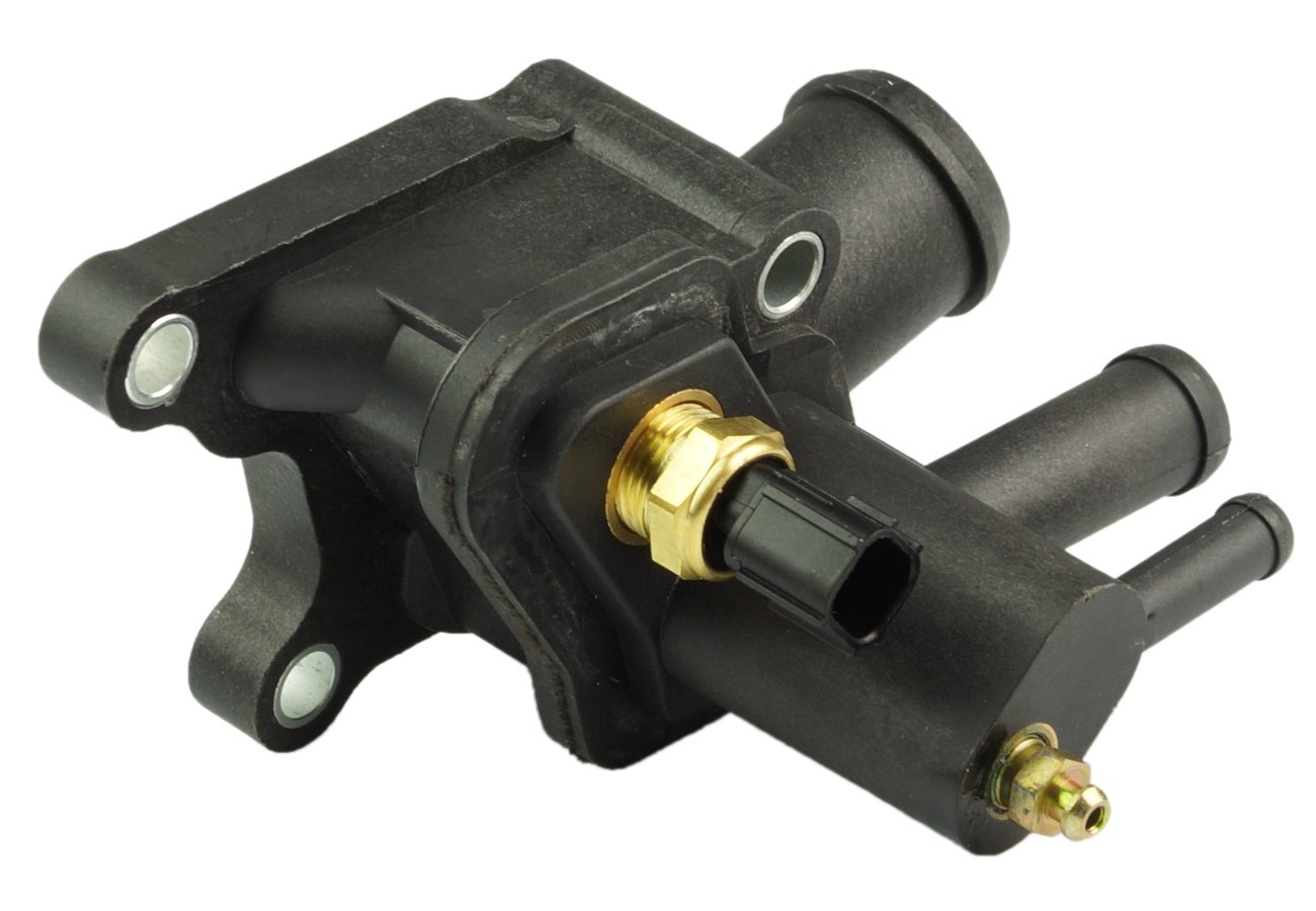 TOPAZ 4792630AA Coolant Thermostat Housing Water Outlet W Air Bleeder for 2.7L Chrysler Sebring Dodge Stratus 2001-2006