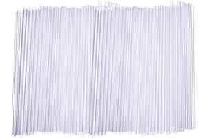 Comfy Package [500 Count] 7.75" High Clear Straws, Disposable Drinking Straws - Clear